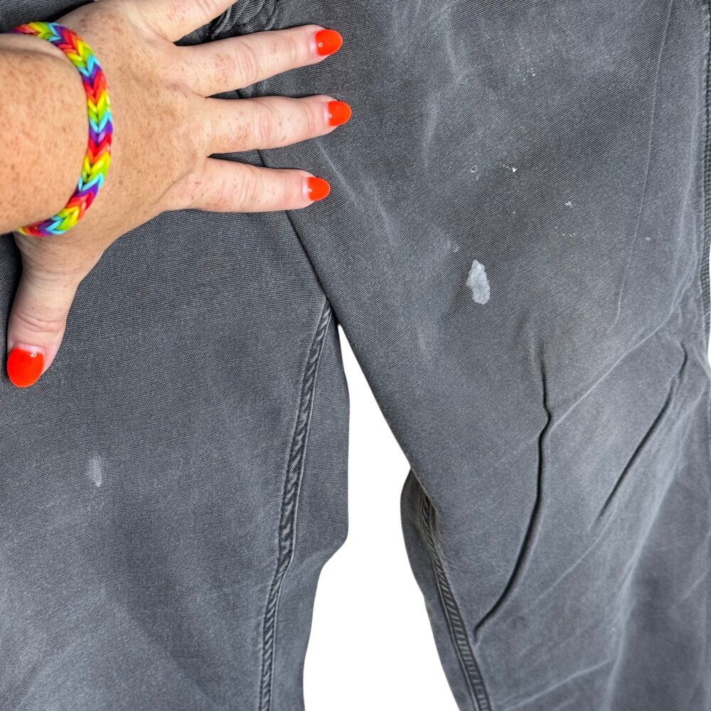 Carhartt Black Rugged Relaxed Fit Work Utility Pants 36x32 - Picture 7 of 10